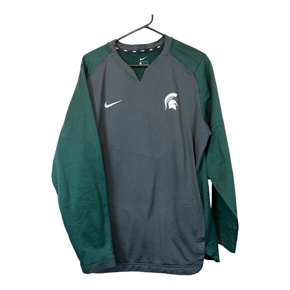 Nike Mens Michigan State Spartans Lightweight Coaches Jacket Pullover L Athletic - Picture 5 of 7